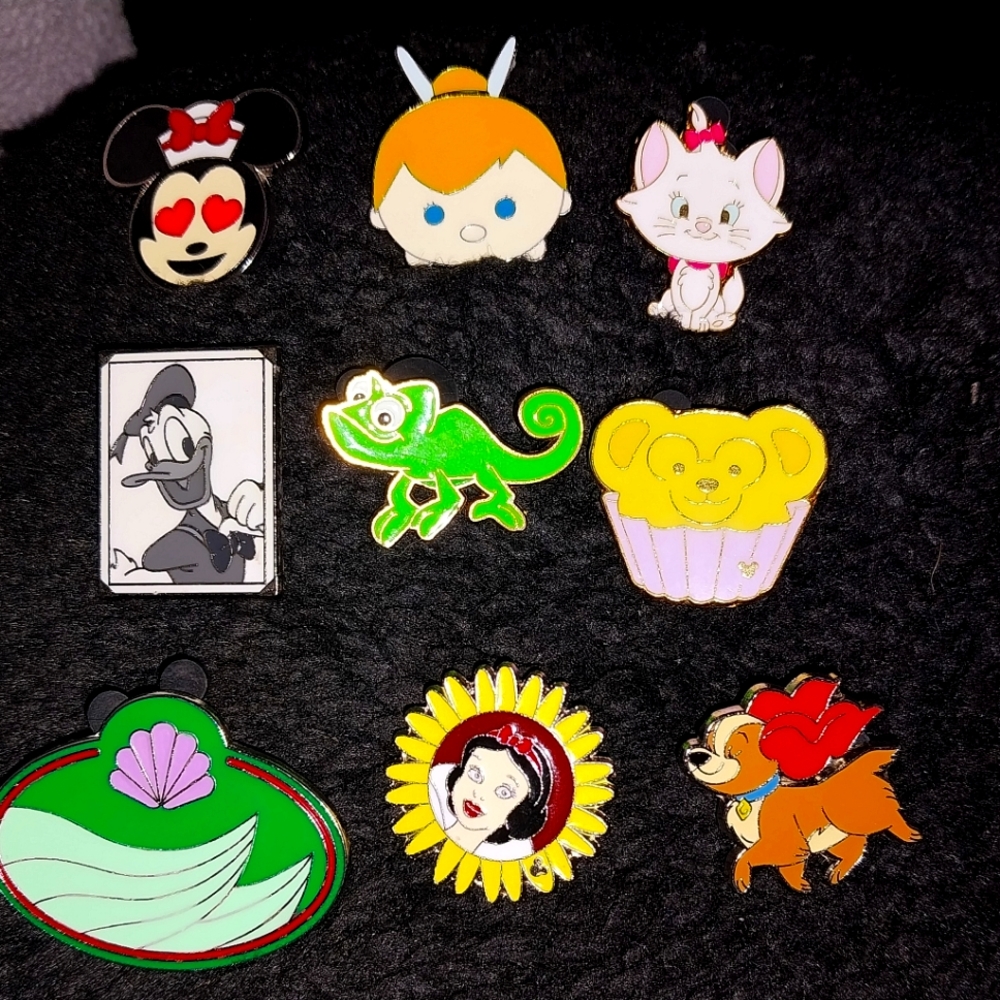 Disney character, pins